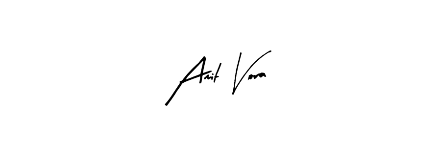 Similarly Arty Signature is the best handwritten signature design. Signature creator online .You can use it as an online autograph creator for name Amit Vora. Amit Vora signature style 8 images and pictures png