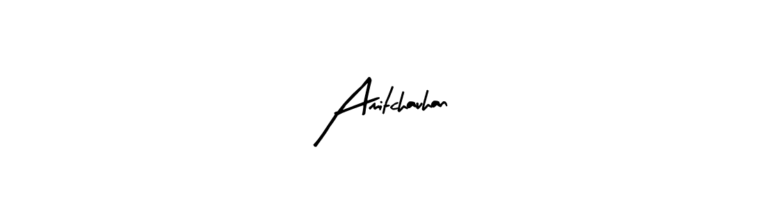 Create a beautiful signature design for name Amitchauhan. With this signature (Arty Signature) fonts, you can make a handwritten signature for free. Amitchauhan signature style 8 images and pictures png