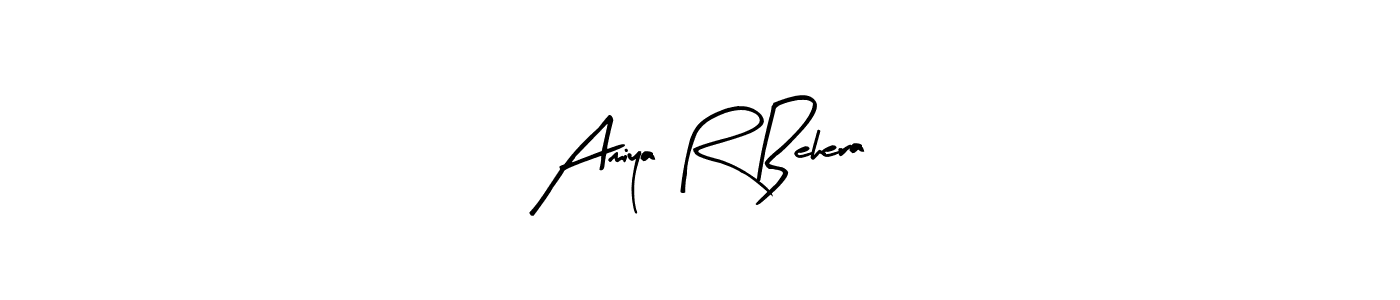 Similarly Arty Signature is the best handwritten signature design. Signature creator online .You can use it as an online autograph creator for name Amiya R Behera. Amiya R Behera signature style 8 images and pictures png