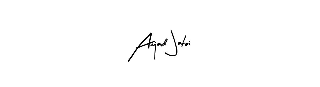 Also You can easily find your signature by using the search form. We will create Amjad Jatoi name handwritten signature images for you free of cost using Arty Signature sign style. Amjad Jatoi signature style 8 images and pictures png