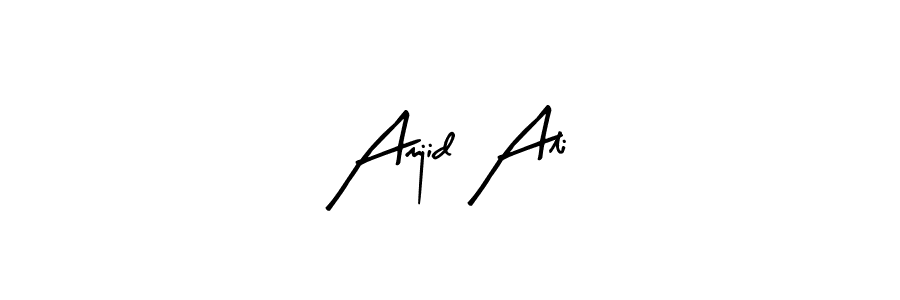 Make a beautiful signature design for name Amjid Ali. Use this online signature maker to create a handwritten signature for free. Amjid Ali signature style 8 images and pictures png