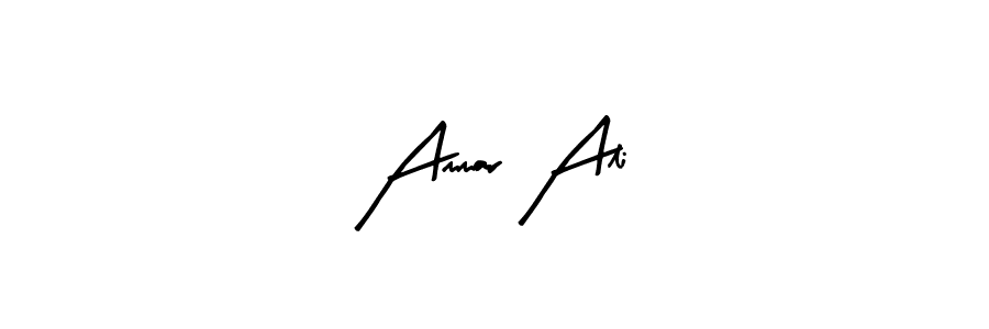 Make a beautiful signature design for name Ammar Ali. With this signature (Arty Signature) style, you can create a handwritten signature for free. Ammar Ali signature style 8 images and pictures png