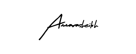 Enhance your business communications with Ammarasheikh signature in Arty Signature lettering. Clean, modern, and universally compatible. Ammarasheikh signature style 8 images and pictures png
