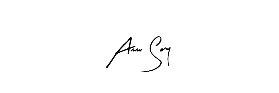 Create a beautiful signature design for name Ammu Sony. With this signature (Arty Signature) fonts, you can make a handwritten signature for free. Ammu Sony signature style 8 images and pictures png