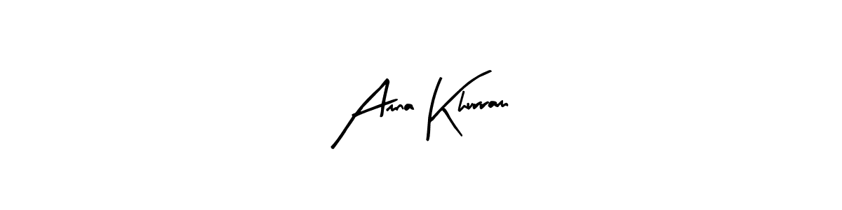 Amna Khurram stylish signature style. Best Handwritten Sign (Arty Signature) for my name. Handwritten Signature Collection Ideas for my name Amna Khurram. Amna Khurram signature style 8 images and pictures png