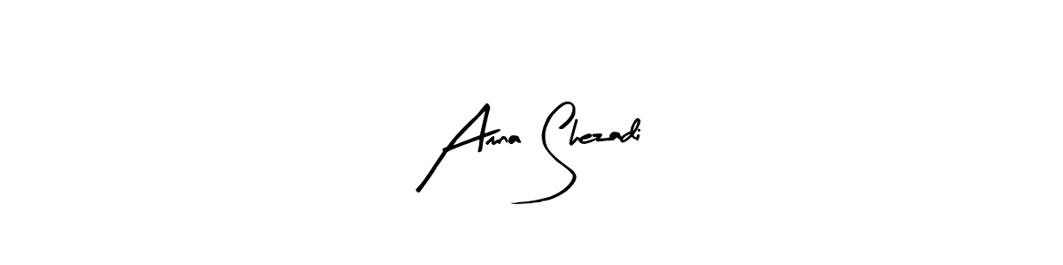 How to make Amna Shezadi signature? Arty Signature is a professional autograph style. Create handwritten signature for Amna Shezadi name. Amna Shezadi signature style 8 images and pictures png