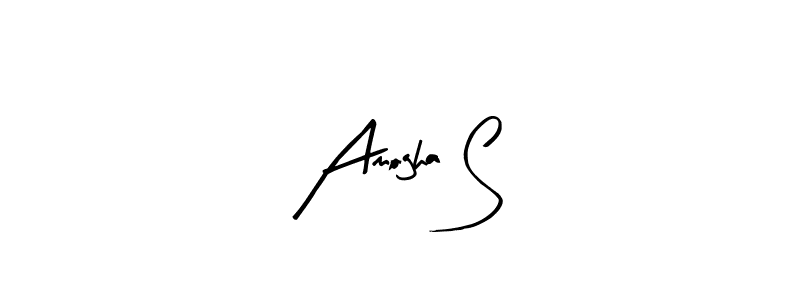 How to make Amogha S signature? Arty Signature is a professional autograph style. Create handwritten signature for Amogha S name. Amogha S signature style 8 images and pictures png