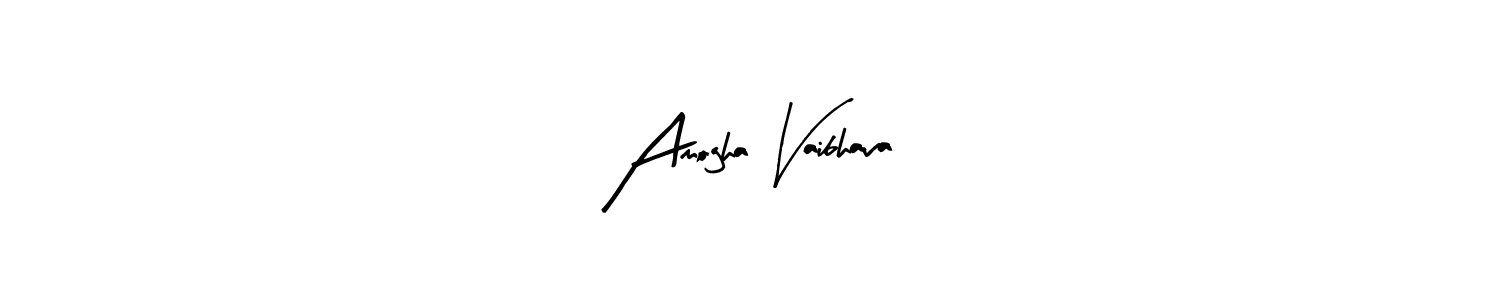 How to make Amogha Vaibhava signature? Arty Signature is a professional autograph style. Create handwritten signature for Amogha Vaibhava name. Amogha Vaibhava signature style 8 images and pictures png