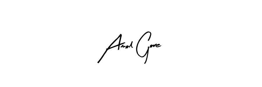 Arty Signature is a professional signature style that is perfect for those who want to add a touch of class to their signature. It is also a great choice for those who want to make their signature more unique. Get Amol Gore name to fancy signature for free. Amol Gore signature style 8 images and pictures png