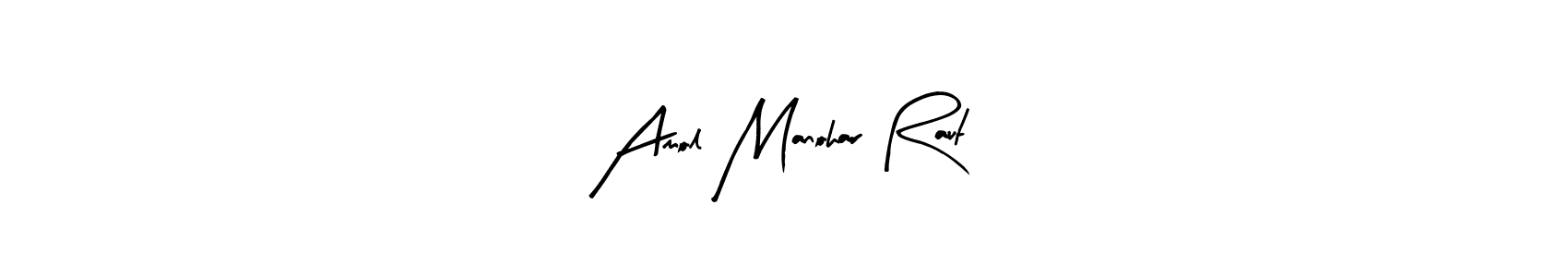 if you are searching for the best signature style for your name Amol Manohar Raut. so please give up your signature search. here we have designed multiple signature styles  using Arty Signature. Amol Manohar Raut signature style 8 images and pictures png