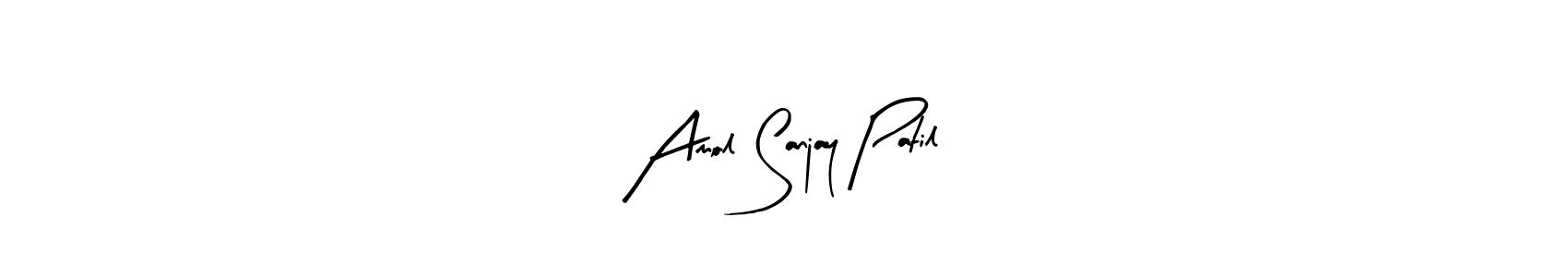 Make a beautiful signature design for name Amol Sanjay Patil. With this signature (Arty Signature) style, you can create a handwritten signature for free. Amol Sanjay Patil signature style 8 images and pictures png