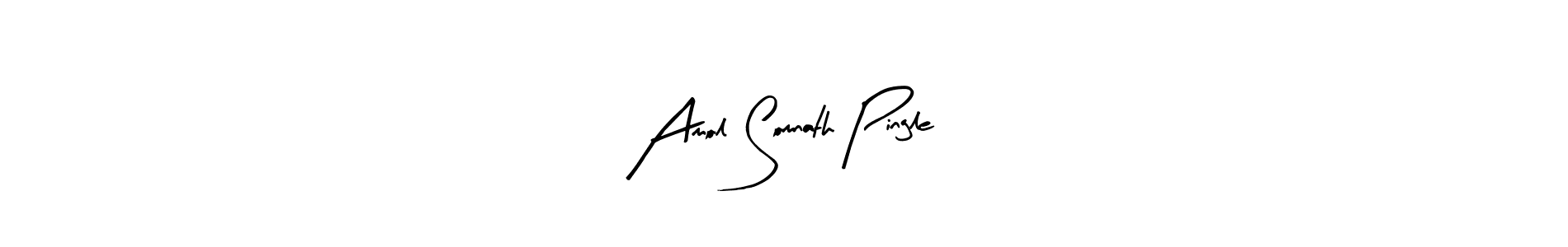 Also we have Amol Somnath Pingle name is the best signature style. Create professional handwritten signature collection using Arty Signature autograph style. Amol Somnath Pingle signature style 8 images and pictures png