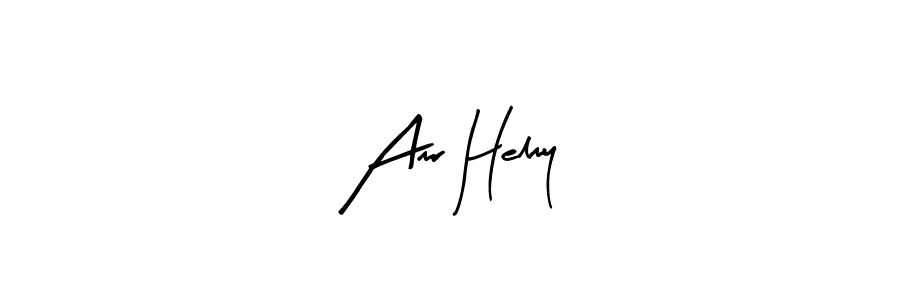 Here are the top 10 professional signature styles for the name Amr Helmy. These are the best autograph styles you can use for your name. Amr Helmy signature style 8 images and pictures png