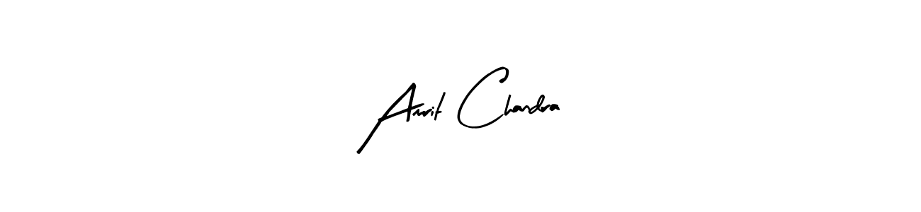 How to make Amrit Chandra name signature. Use Arty Signature style for creating short signs online. This is the latest handwritten sign. Amrit Chandra signature style 8 images and pictures png