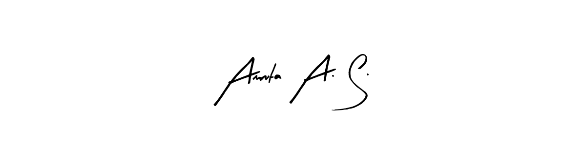 Also we have Amruta A. S. name is the best signature style. Create professional handwritten signature collection using Arty Signature autograph style. Amruta A. S. signature style 8 images and pictures png