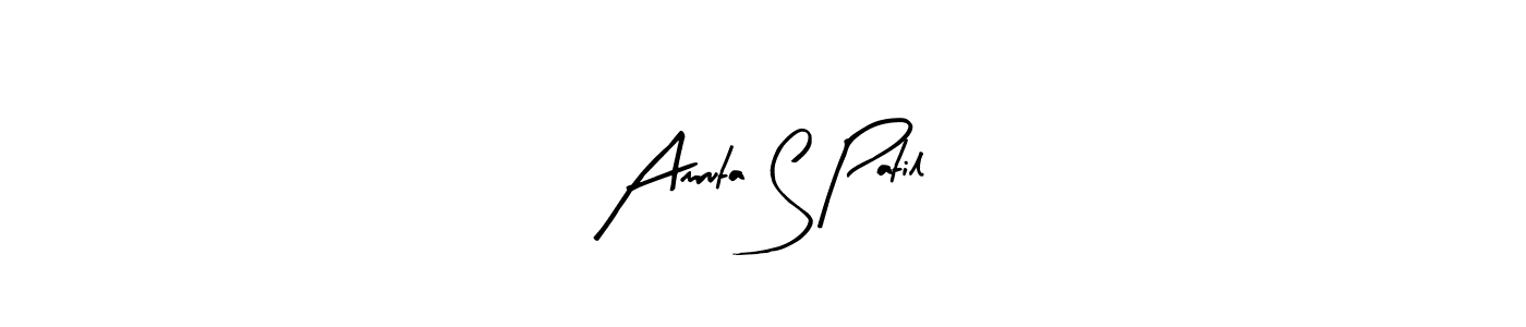 How to make Amruta S Patil signature? Arty Signature is a professional autograph style. Create handwritten signature for Amruta S Patil name. Amruta S Patil signature style 8 images and pictures png