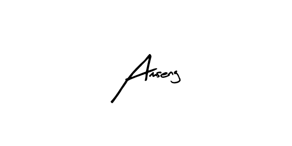 How to make Amseng name signature. Use Arty Signature style for creating short signs online. This is the latest handwritten sign. Amseng signature style 8 images and pictures png