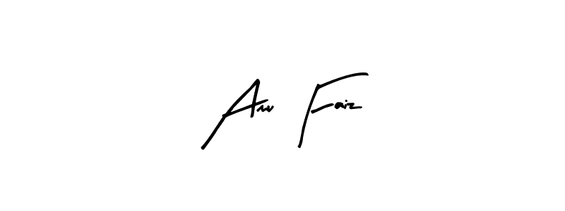 Amu Faiz stylish signature style. Best Handwritten Sign (Arty Signature) for my name. Handwritten Signature Collection Ideas for my name Amu Faiz. Amu Faiz signature style 8 images and pictures png