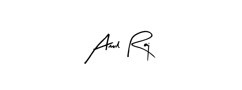 Make a beautiful signature design for name Amul Raj. With this signature (Arty Signature) style, you can create a handwritten signature for free. Amul Raj signature style 8 images and pictures png