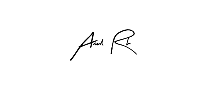 Arty Signature is a professional signature style that is perfect for those who want to add a touch of class to their signature. It is also a great choice for those who want to make their signature more unique. Get Amul Rh name to fancy signature for free. Amul Rh signature style 8 images and pictures png
