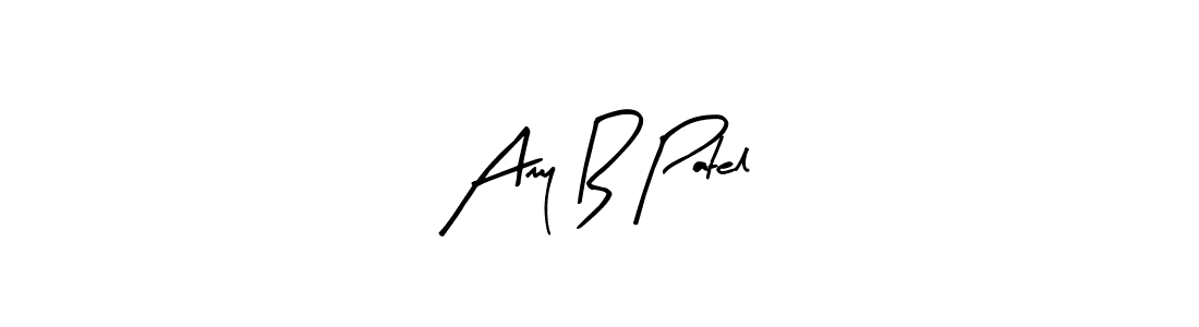 How to make Amy B Patel signature? Arty Signature is a professional autograph style. Create handwritten signature for Amy B Patel name. Amy B Patel signature style 8 images and pictures png