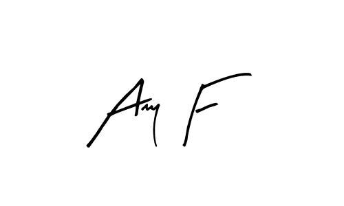 Design your own signature with our free online signature maker. With this signature software, you can create a handwritten (Arty Signature) signature for name Amy F. Amy F signature style 8 images and pictures png