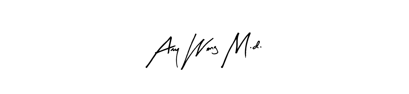 It looks lik you need a new signature style for name Amy Wong M.d.. Design unique handwritten (Arty Signature) signature with our free signature maker in just a few clicks. Amy Wong M.d. signature style 8 images and pictures png