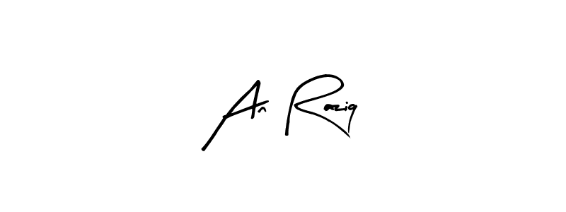 An Raziq stylish signature style. Best Handwritten Sign (Arty Signature) for my name. Handwritten Signature Collection Ideas for my name An Raziq. An Raziq signature style 8 images and pictures png