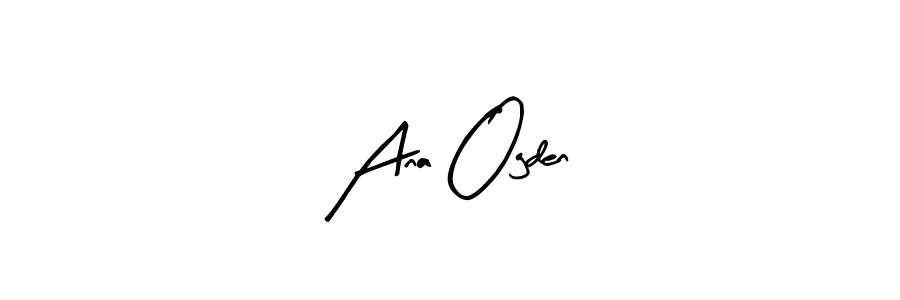 Use a signature maker to create a handwritten signature online. With this signature software, you can design (Arty Signature) your own signature for name Ana Ogden. Ana Ogden signature style 8 images and pictures png