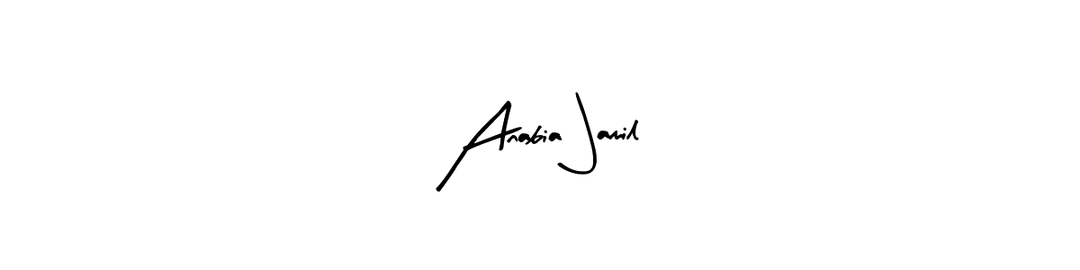 You should practise on your own different ways (Arty Signature) to write your name (Anabia Jamil) in signature. don't let someone else do it for you. Anabia Jamil signature style 8 images and pictures png