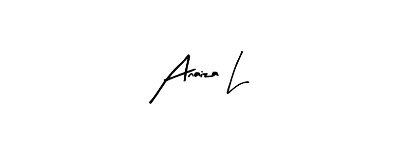 Once you've used our free online signature maker to create your best signature Arty Signature style, it's time to enjoy all of the benefits that Anaiza L name signing documents. Anaiza L signature style 8 images and pictures png