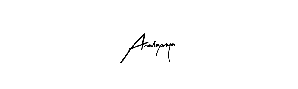 Similarly Arty Signature is the best handwritten signature design. Signature creator online .You can use it as an online autograph creator for name Analapriya. Analapriya signature style 8 images and pictures png