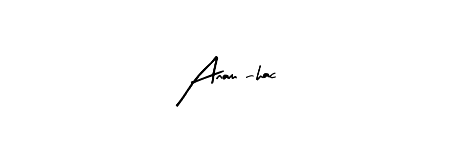 Create a beautiful signature design for name Anam -hac. With this signature (Arty Signature) fonts, you can make a handwritten signature for free. Anam -hac signature style 8 images and pictures png