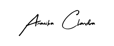 Create your official email sign-off with Anamika  Chandra name in Arty Signature style. Crisp, clean, and perfectly legible across all screens. Anamika  Chandra signature style 8 images and pictures png