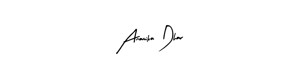 Once you've used our free online signature maker to create your best signature Arty Signature style, it's time to enjoy all of the benefits that Anamika Dhar name signing documents. Anamika Dhar signature style 8 images and pictures png