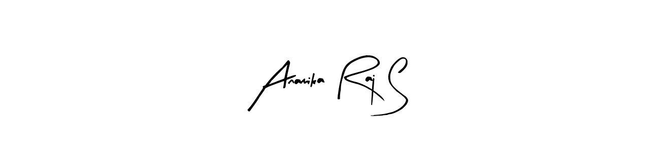 Make a beautiful signature design for name Anamika Raj S. Use this online signature maker to create a handwritten signature for free. Anamika Raj S signature style 8 images and pictures png