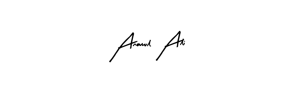 Also we have Anamul Ali name is the best signature style. Create professional handwritten signature collection using Arty Signature autograph style. Anamul Ali signature style 8 images and pictures png