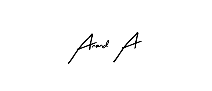 You can use this online signature creator to create a handwritten signature for the name Anand A. This is the best online autograph maker. Anand A signature style 8 images and pictures png