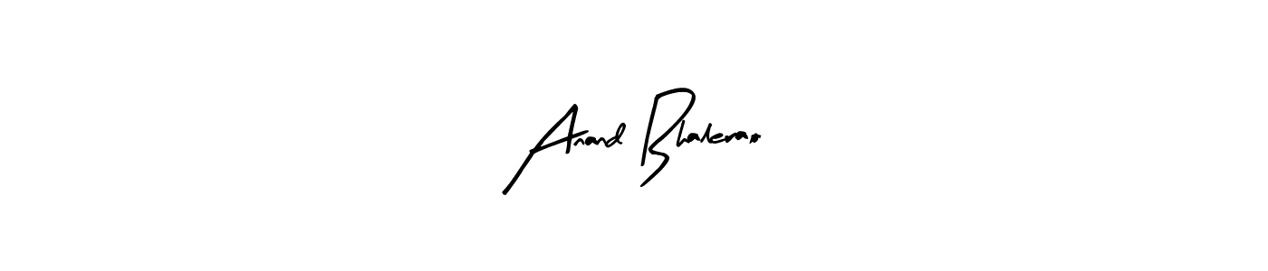 Design your own signature with our free online signature maker. With this signature software, you can create a handwritten (Arty Signature) signature for name Anand Bhalerao. Anand Bhalerao signature style 8 images and pictures png