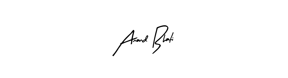 Make a beautiful signature design for name Anand Bhati. Use this online signature maker to create a handwritten signature for free. Anand Bhati signature style 8 images and pictures png