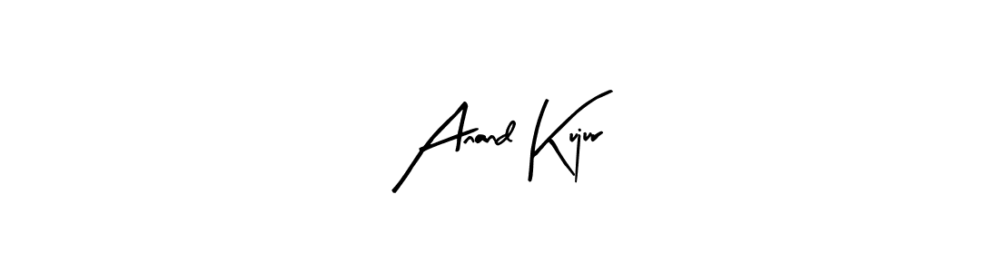 You should practise on your own different ways (Arty Signature) to write your name (Anand Kujur) in signature. don't let someone else do it for you. Anand Kujur signature style 8 images and pictures png
