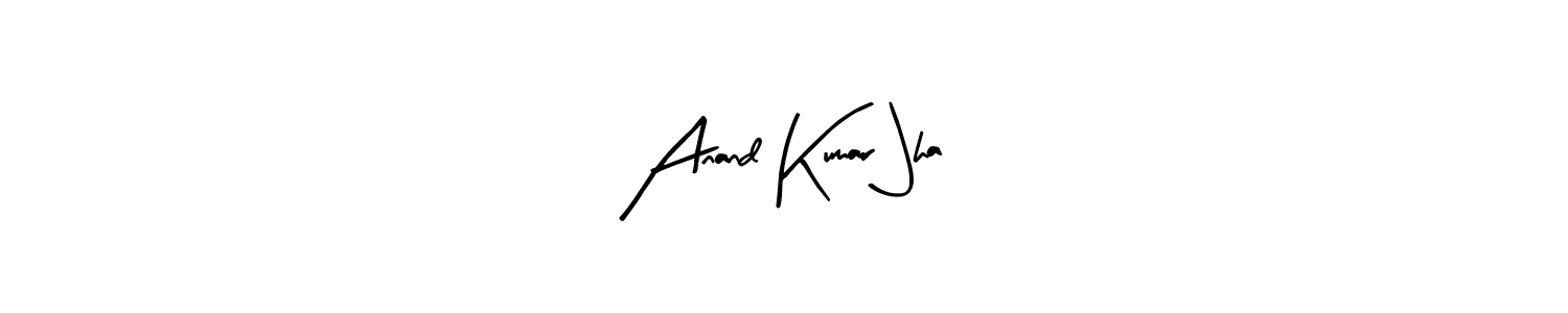 The best way (Arty Signature) to make a short signature is to pick only two or three words in your name. The name Anand Kumar Jha include a total of six letters. For converting this name. Anand Kumar Jha signature style 8 images and pictures png