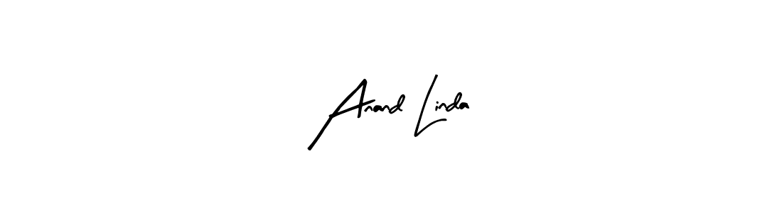 Design your own signature with our free online signature maker. With this signature software, you can create a handwritten (Arty Signature) signature for name Anand Linda. Anand Linda signature style 8 images and pictures png