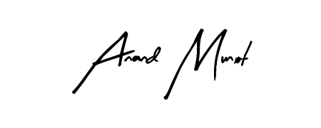 Create an unforgettable impression when signing with Anand Munot name styled in Arty Signature typography. 100% free online generator. Anand Munot signature style 8 images and pictures png