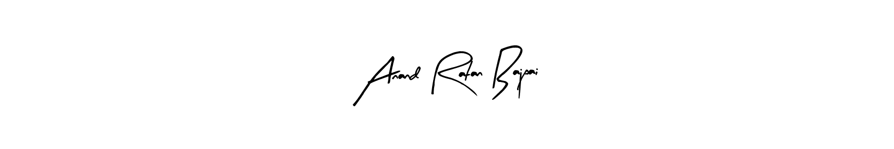 Create a beautiful signature design for name Anand Ratan Bajpai. With this signature (Arty Signature) fonts, you can make a handwritten signature for free. Anand Ratan Bajpai signature style 8 images and pictures png