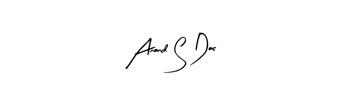 Arty Signature is a professional signature style that is perfect for those who want to add a touch of class to their signature. It is also a great choice for those who want to make their signature more unique. Get Anand S Das name to fancy signature for free. Anand S Das signature style 8 images and pictures png