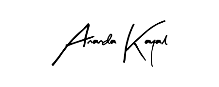 It looks like you need a new signature style for name Ananda Kayal. Design unique handwritten (Arty Signature) signature with our free signature maker in just a few clicks. Ananda Kayal signature style 8 images and pictures png