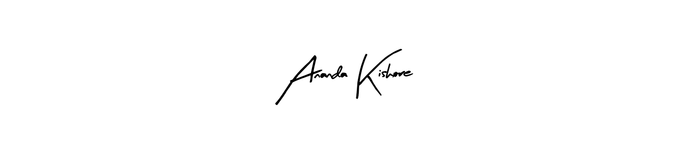 Create a beautiful signature design for name Ananda Kishore. With this signature (Arty Signature) fonts, you can make a handwritten signature for free. Ananda Kishore signature style 8 images and pictures png