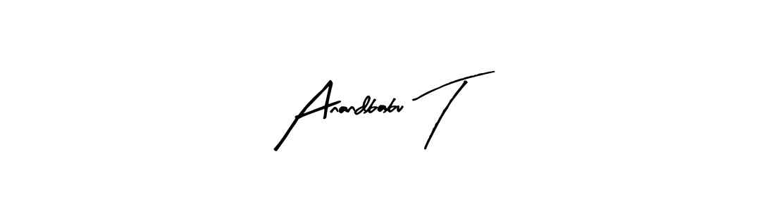 Also You can easily find your signature by using the search form. We will create Anandbabu T name handwritten signature images for you free of cost using Arty Signature sign style. Anandbabu T signature style 8 images and pictures png