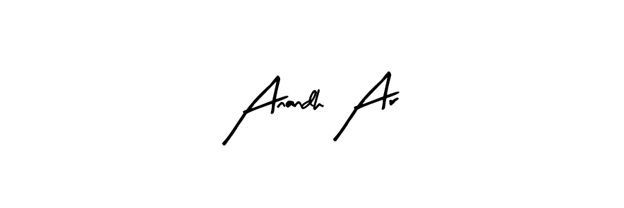 Here are the top 10 professional signature styles for the name Anandh Ar. These are the best autograph styles you can use for your name. Anandh Ar signature style 8 images and pictures png